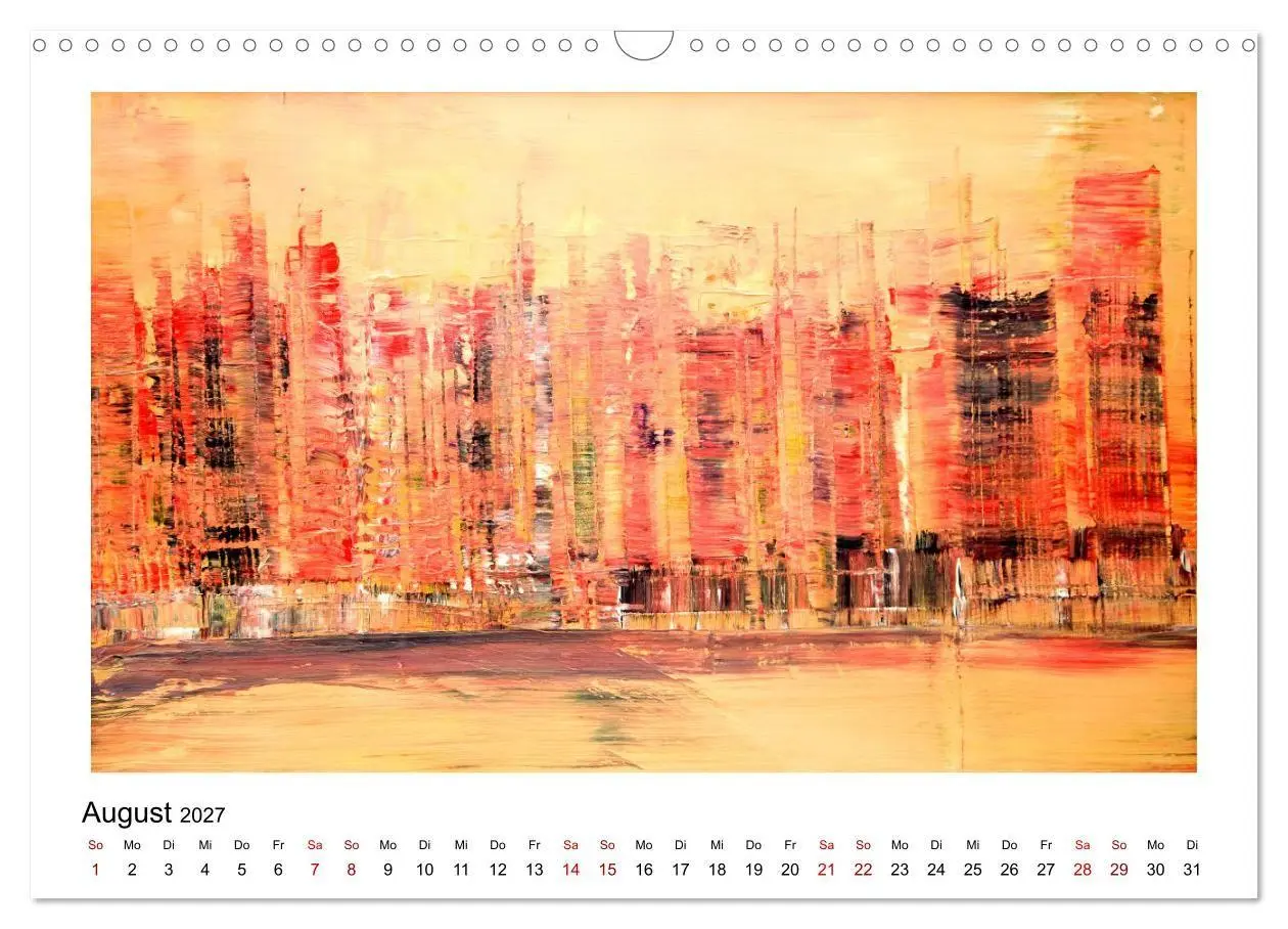 Bild: 9783569863064 | New Yorker Stadtansichten in abstrakter Malerei (Wandkalender 2027...