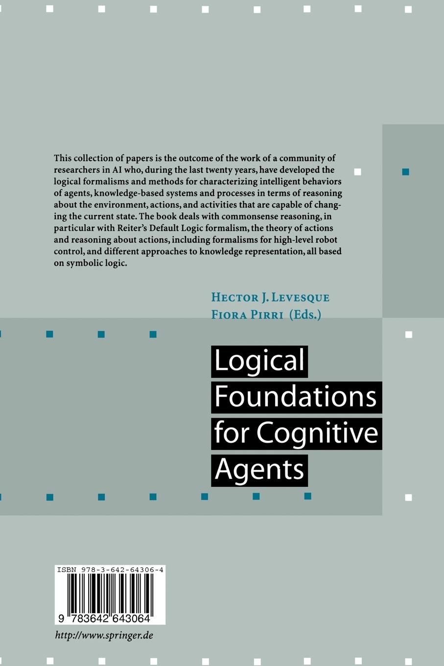 Rückseite: 9783642643064 | Logical Foundations for Cognitive Agents | Fiora Pirri (u. a.) | Buch