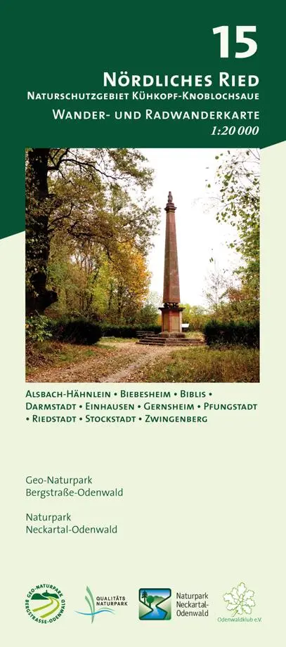 Cover: 9783947593064 | Nördliches Ried - Naturschutzgebiet Kühkopf-Knoblochsaue 1:20.000
