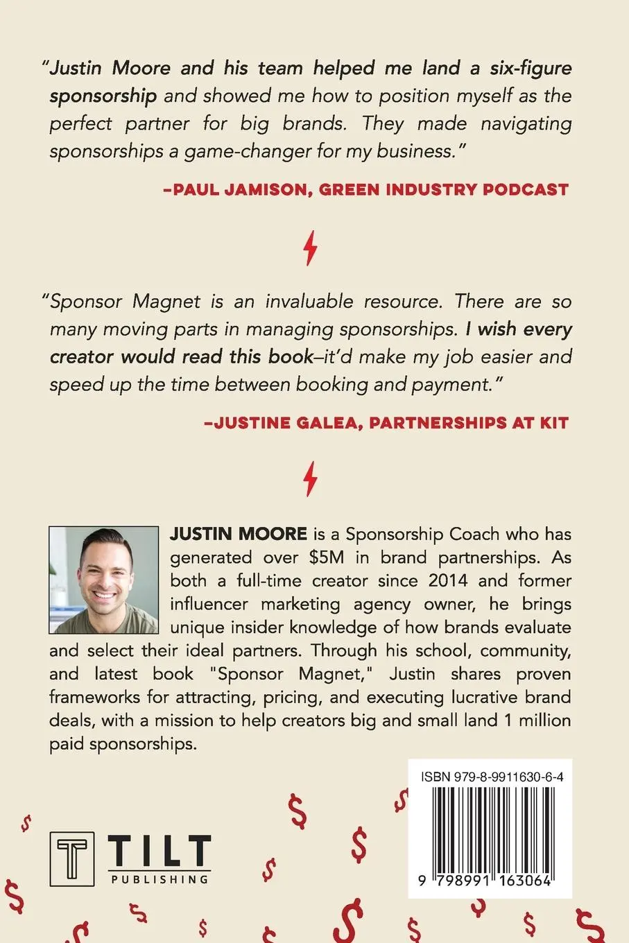 Rückseite: 9798991163064 | Sponsor Magnet | Justin Moore | Taschenbuch | Englisch | 2025
