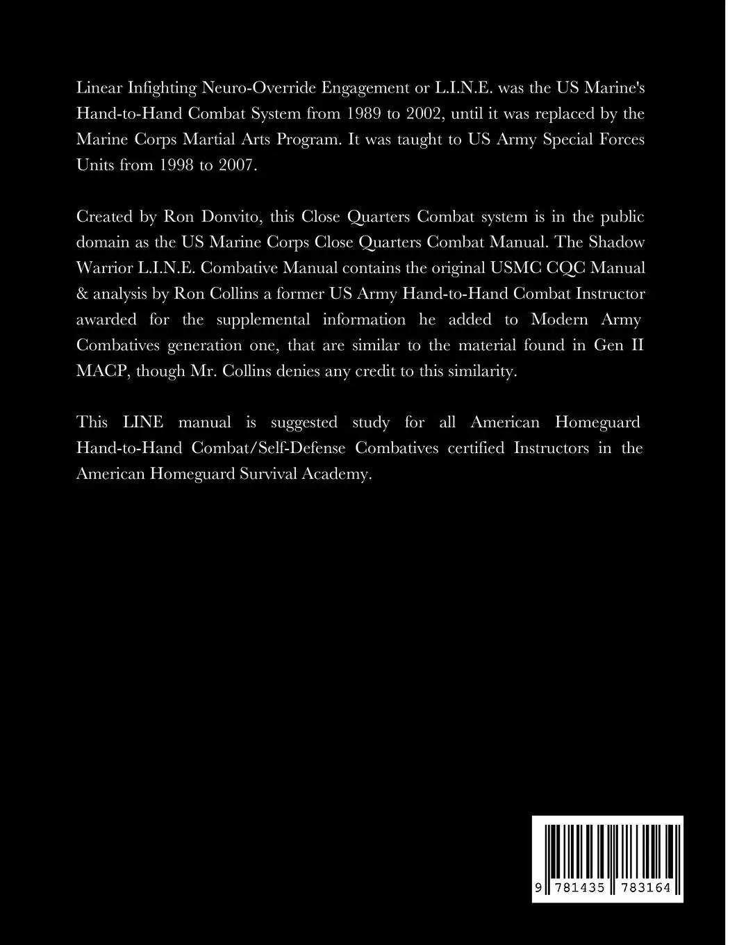 Rückseite: 9781435783164 | Shadow Warrior Edition | Ron Collins | Taschenbuch | Englisch | 2022