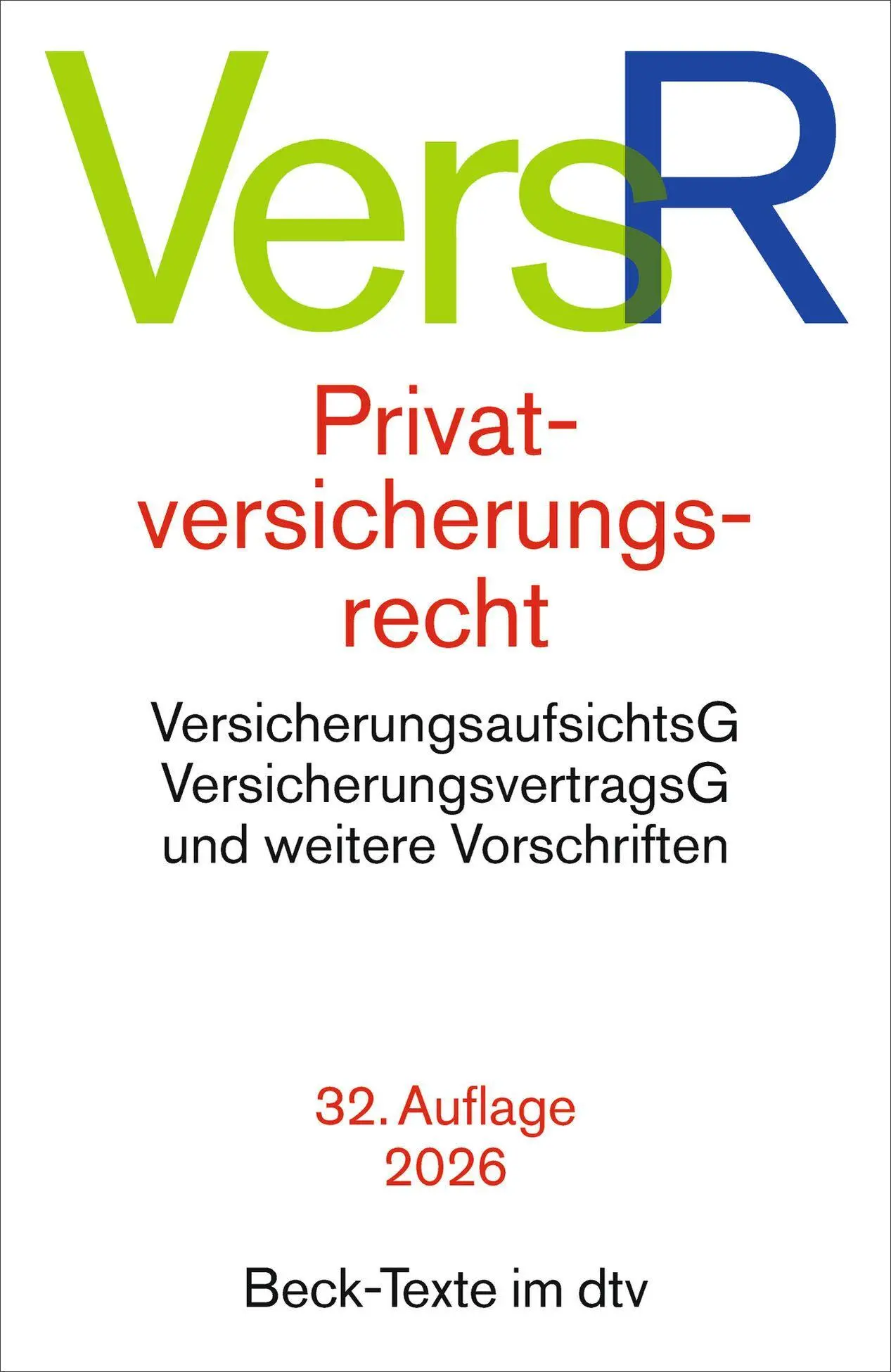 Cover: 9783423533164 | Privatversicherungsrecht. VersR | Taschenbuch | Beck-Texte im dtv