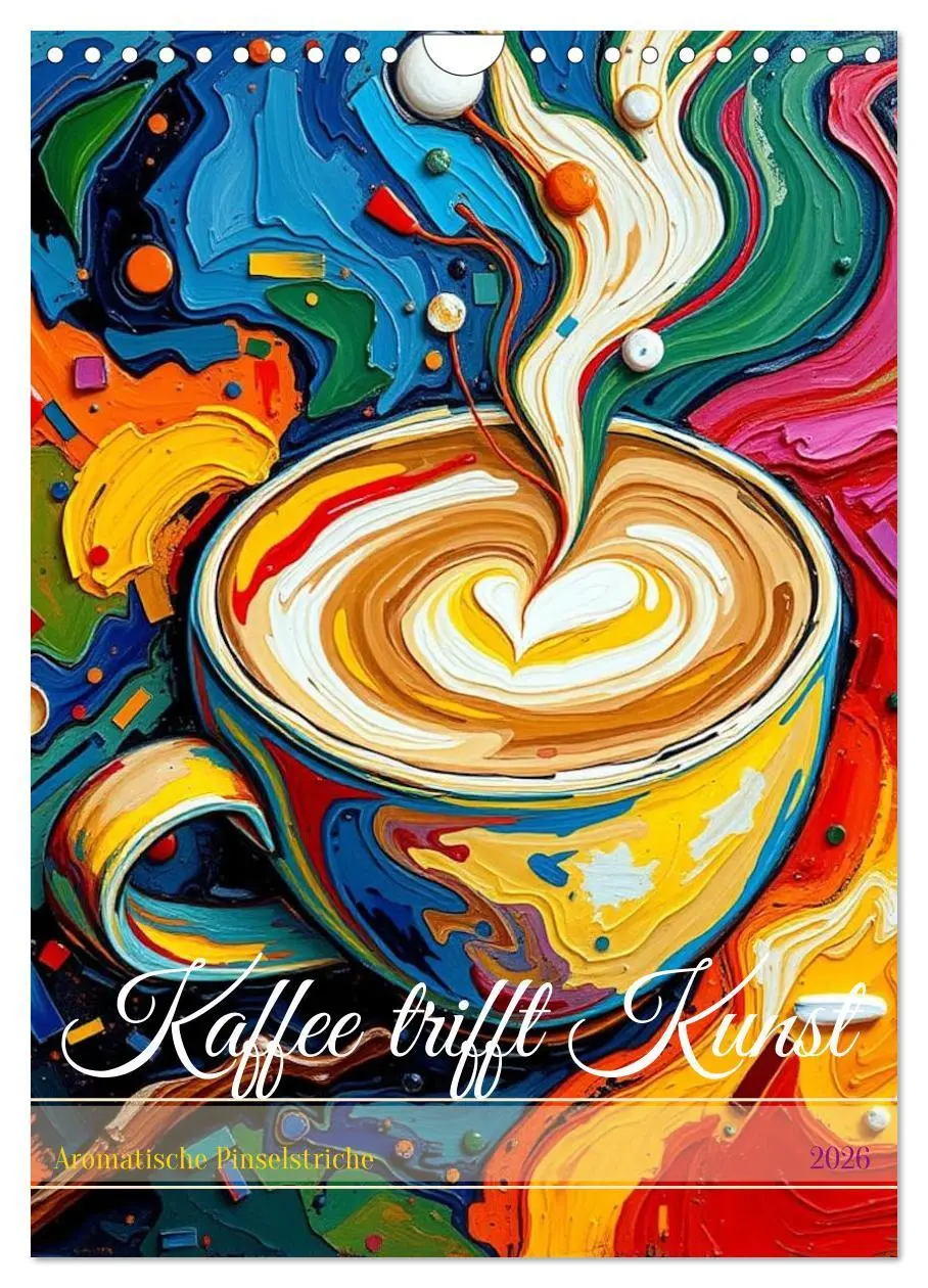 Cover: 9783457293164 | Kaffee trifft Kunst - Aromatische Pinselstriche (Wandkalender 2026...