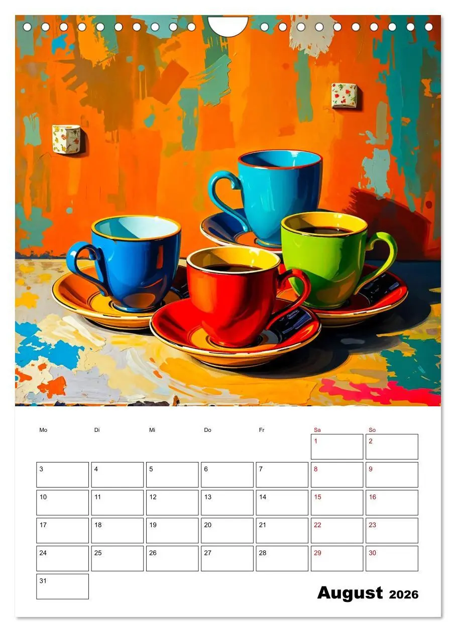 Bild: 9783457293164 | Kaffee trifft Kunst - Aromatische Pinselstriche (Wandkalender 2026...