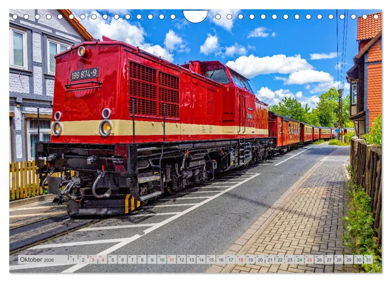 Bild: 9783516073164 | Harzer Dampfmomente (Wandkalender 2026 DIN A4 quer), CALVENDO...