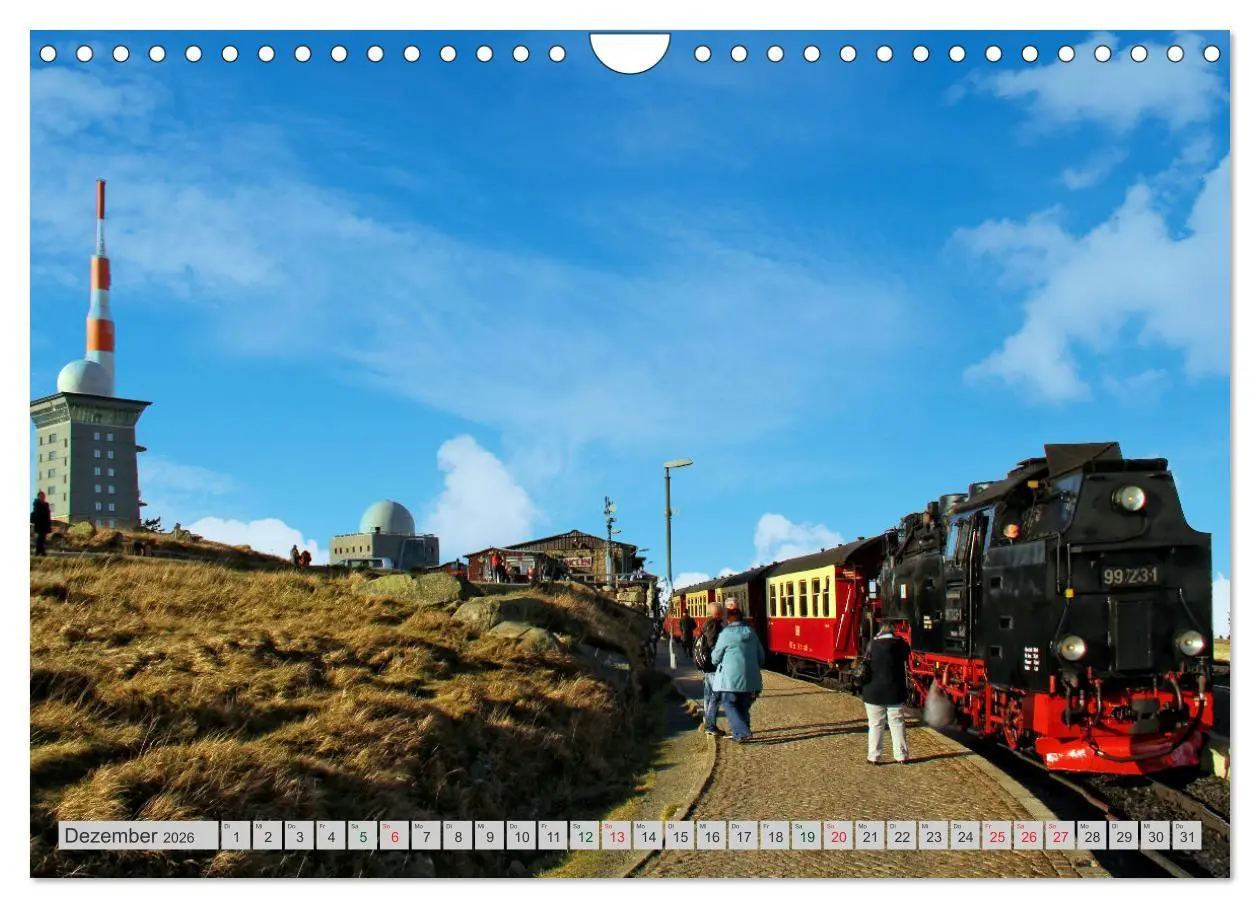 Bild: 9783516073164 | Harzer Dampfmomente (Wandkalender 2026 DIN A4 quer), CALVENDO...