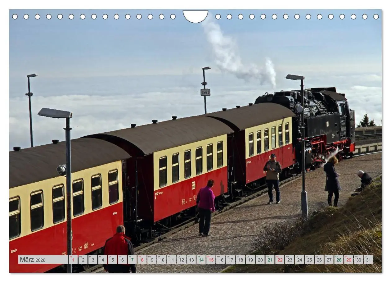 Bild: 9783516073164 | Harzer Dampfmomente (Wandkalender 2026 DIN A4 quer), CALVENDO...