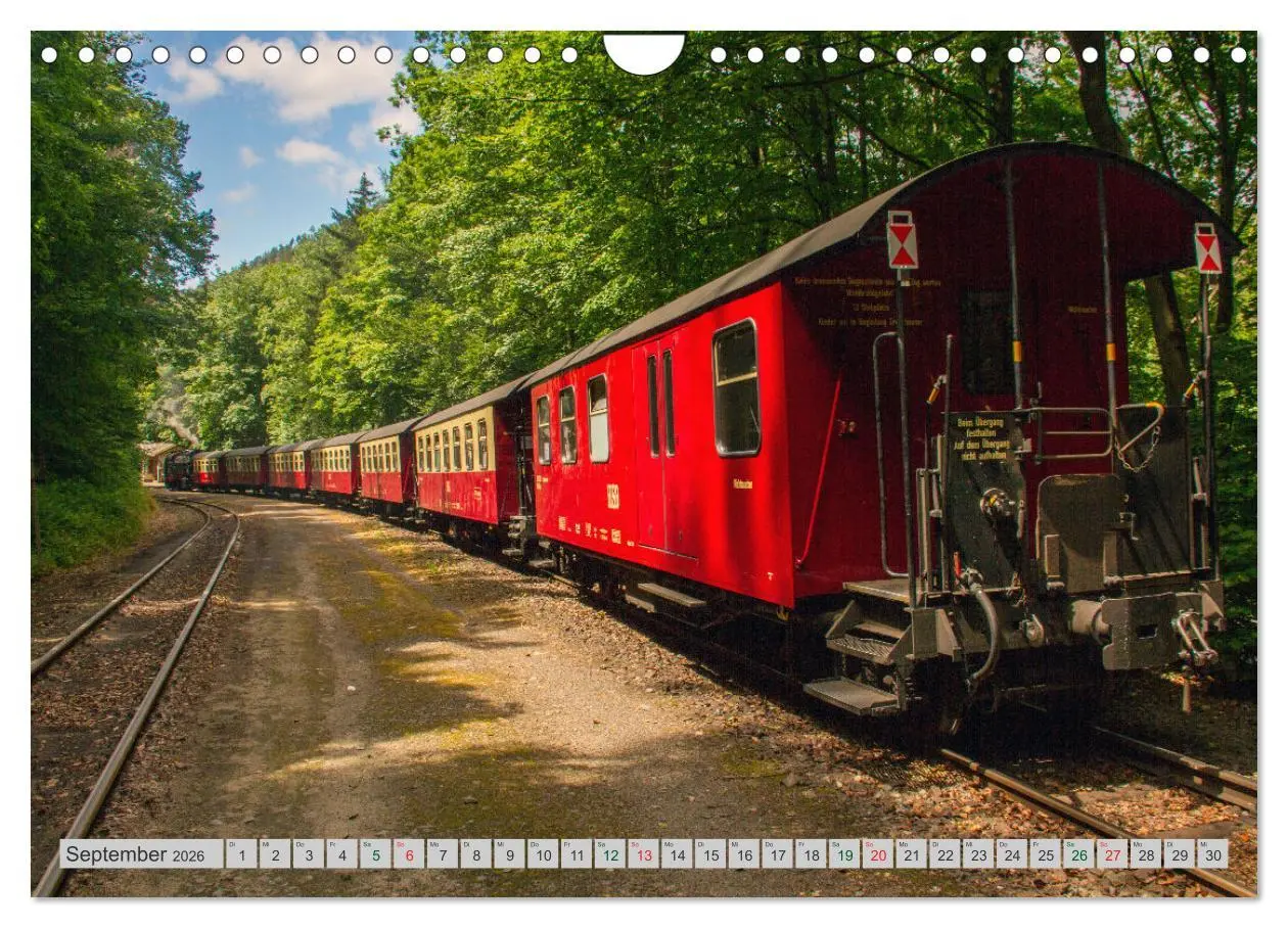 Bild: 9783516073164 | Harzer Dampfmomente (Wandkalender 2026 DIN A4 quer), CALVENDO...