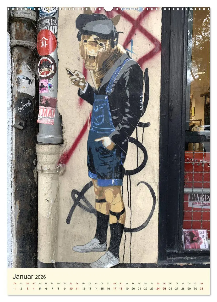 Bild: 9783516383164 | Hamburg StreetArt Classics (hochwertiger Premium Wandkalender 2026...