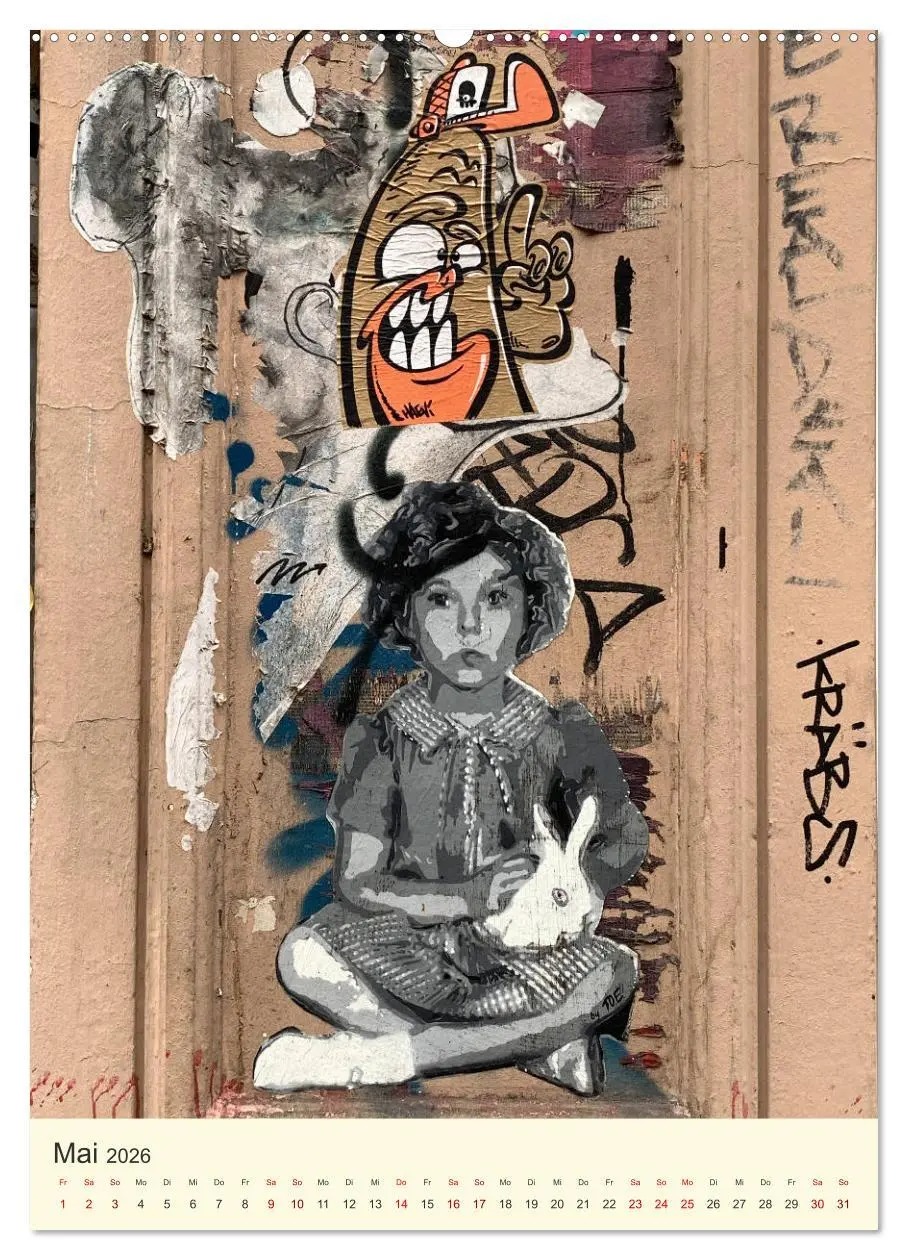 Bild: 9783516383164 | Hamburg StreetArt Classics (hochwertiger Premium Wandkalender 2026...