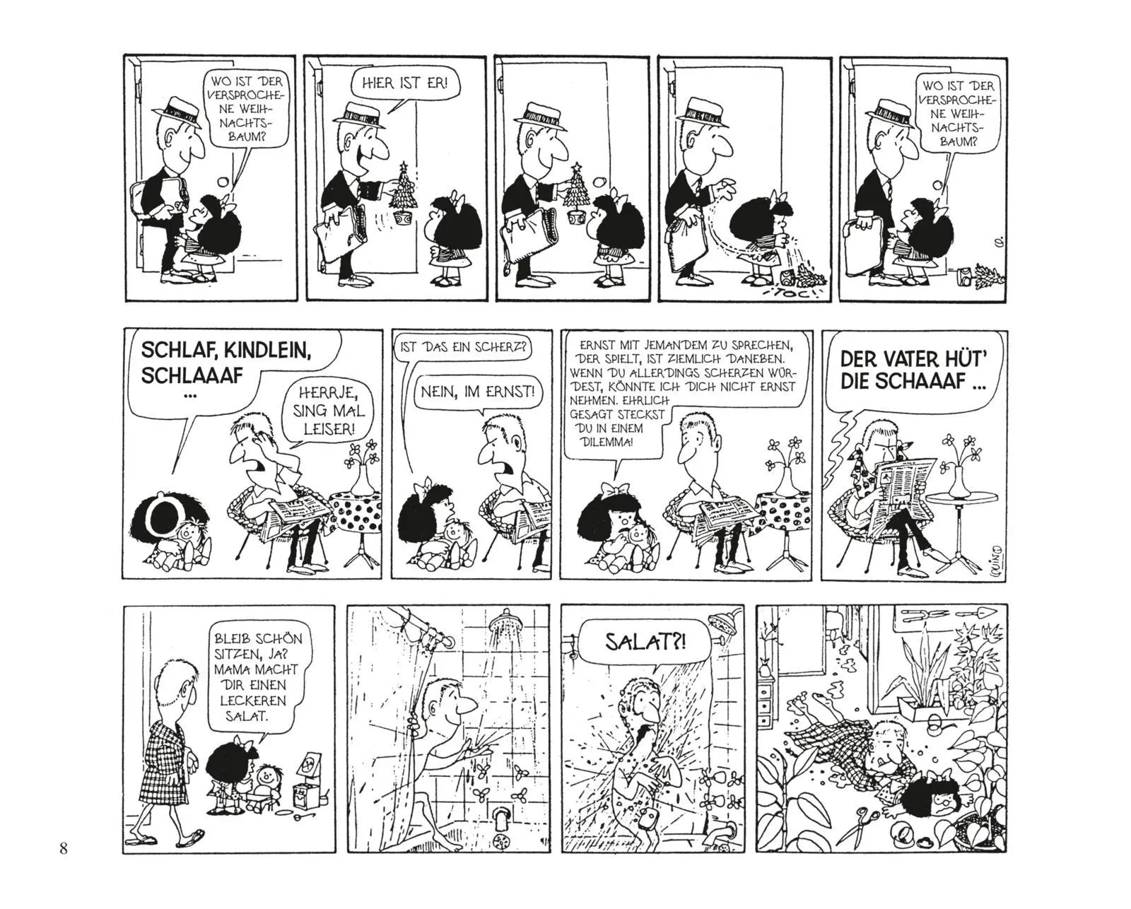 Bild: 9783551793164 | 60 Jahre Mafalda | Eine Auswahl der besten Comicstrips | Quino | Buch