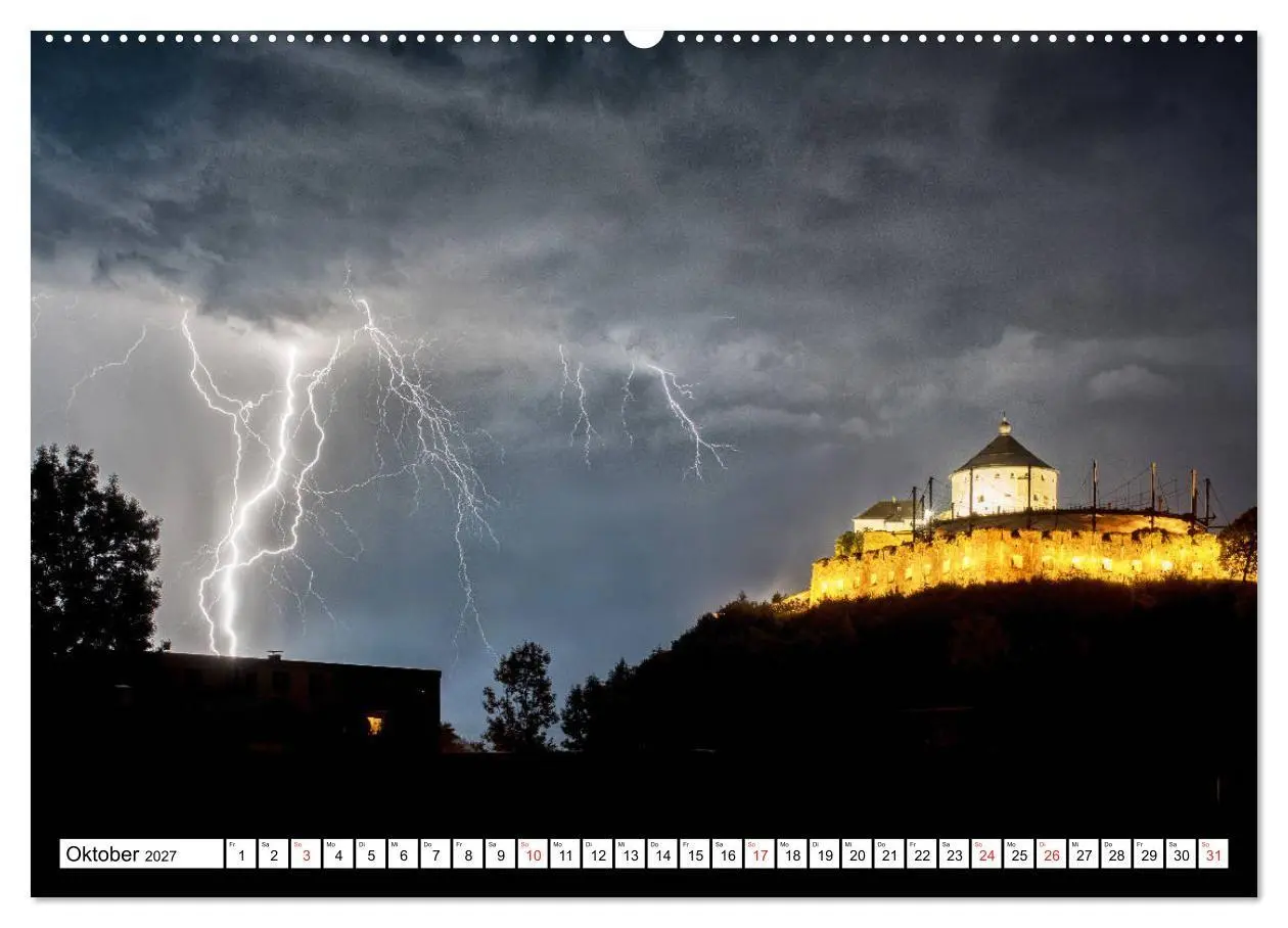 Bild: 9783569543164 | Gewitter in den Alpen (Wandkalender 2027 DIN A2 quer), CALVENDO...