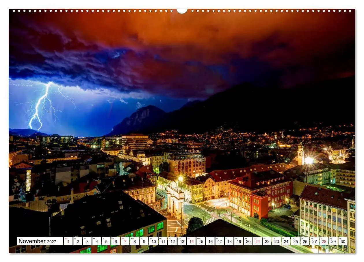 Bild: 9783569543164 | Gewitter in den Alpen (Wandkalender 2027 DIN A2 quer), CALVENDO...