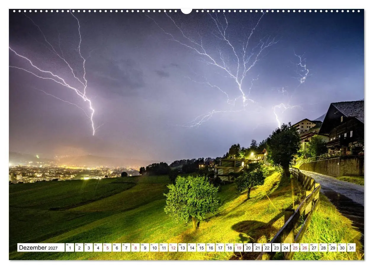 Bild: 9783569543164 | Gewitter in den Alpen (Wandkalender 2027 DIN A2 quer), CALVENDO...