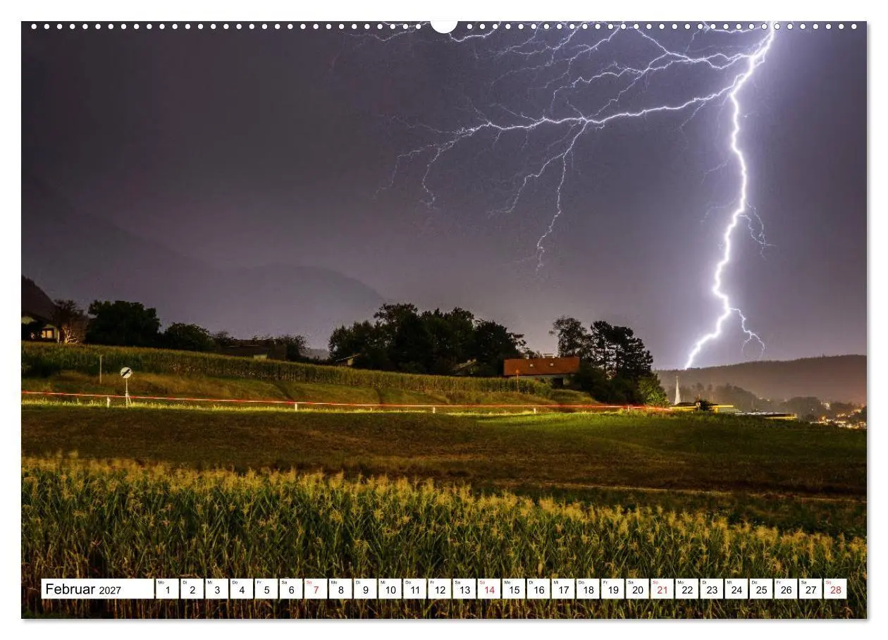 Bild: 9783569543164 | Gewitter in den Alpen (Wandkalender 2027 DIN A2 quer), CALVENDO...