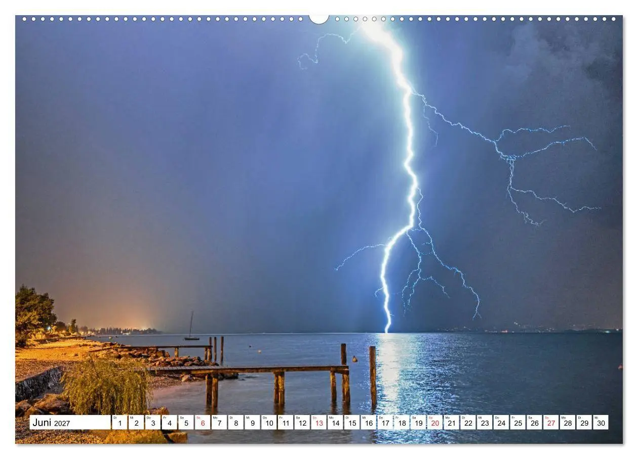 Bild: 9783569543164 | Gewitter in den Alpen (Wandkalender 2027 DIN A2 quer), CALVENDO...