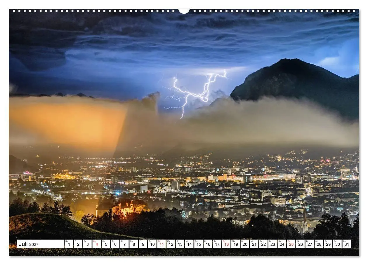 Bild: 9783569543164 | Gewitter in den Alpen (Wandkalender 2027 DIN A2 quer), CALVENDO...