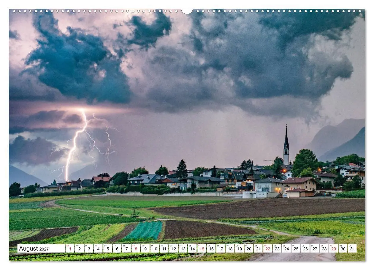 Bild: 9783569543164 | Gewitter in den Alpen (Wandkalender 2027 DIN A2 quer), CALVENDO...