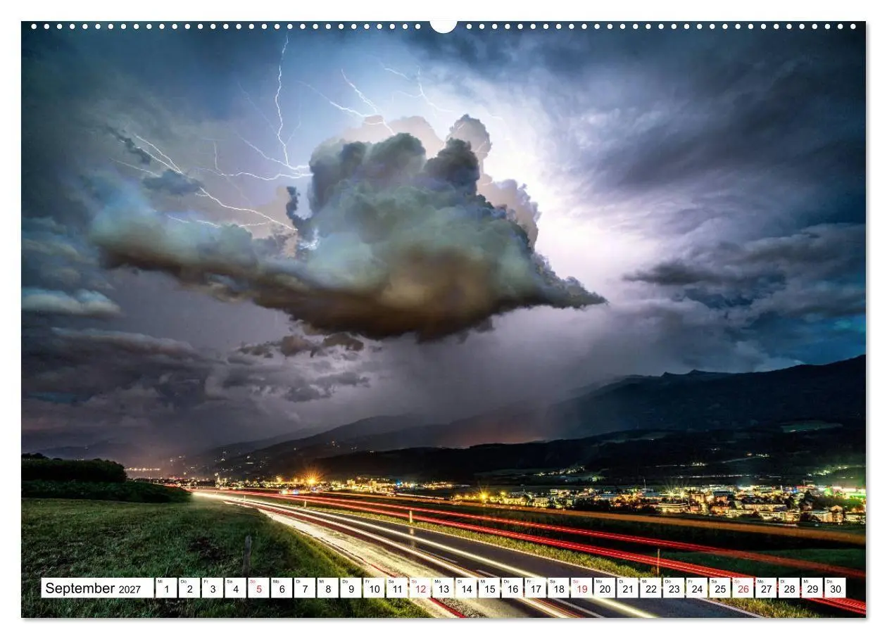 Bild: 9783569543164 | Gewitter in den Alpen (Wandkalender 2027 DIN A2 quer), CALVENDO...