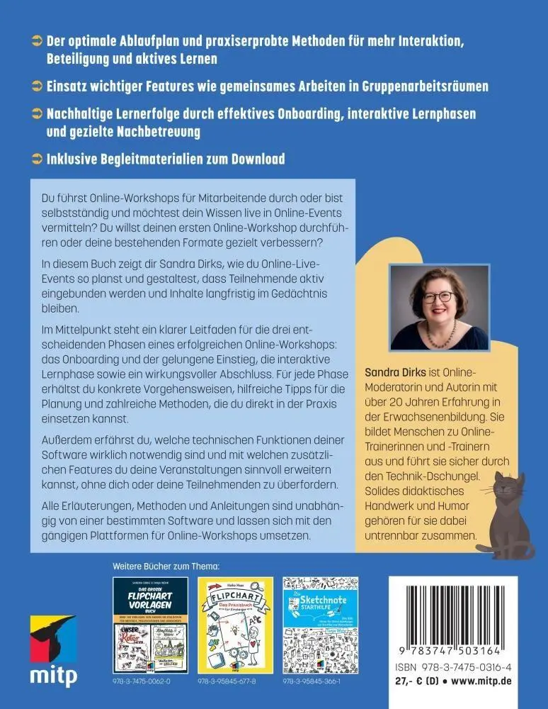 Rückseite: 9783747503164 | Bessere Online-Workshops &amp; -Events | Sandra Dirks | Taschenbuch | 2026
