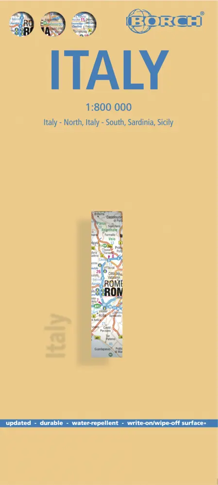 Cover: 9783866093164 | Borch Map Italien / Italy | (Land-)Karte | Mehrfarbendruck. Gefalzt