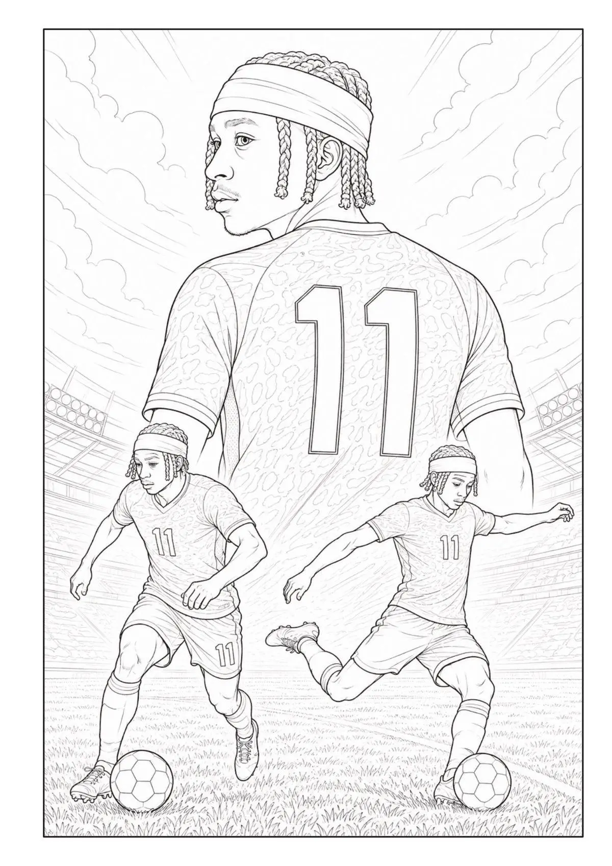 Bild: 9783986573164 | WM 2026 Superstars Fußball Malbuch für Kinder ab 8 Jahren mit 50...