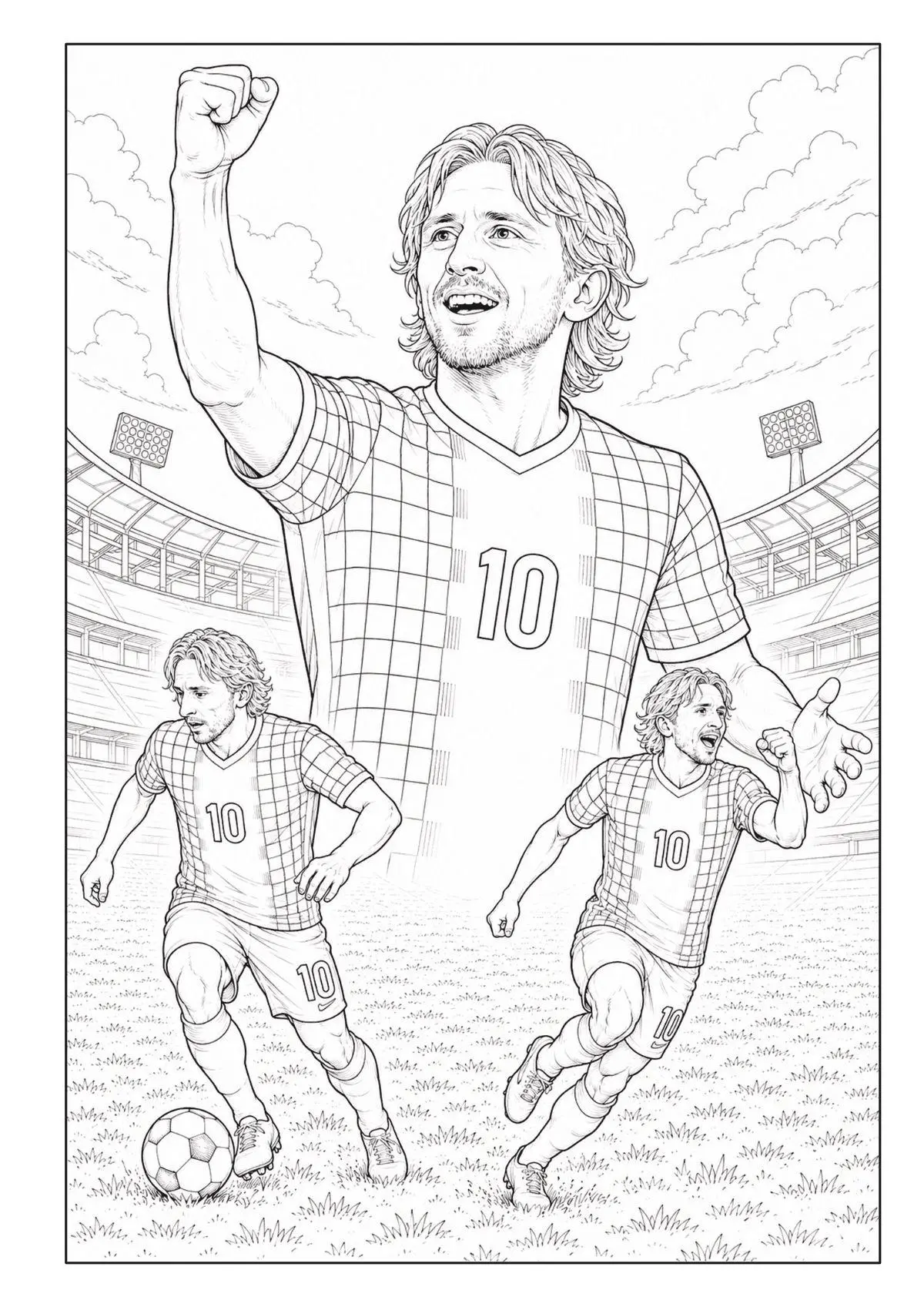 Bild: 9783986573164 | WM 2026 Superstars Fußball Malbuch für Kinder ab 8 Jahren mit 50...