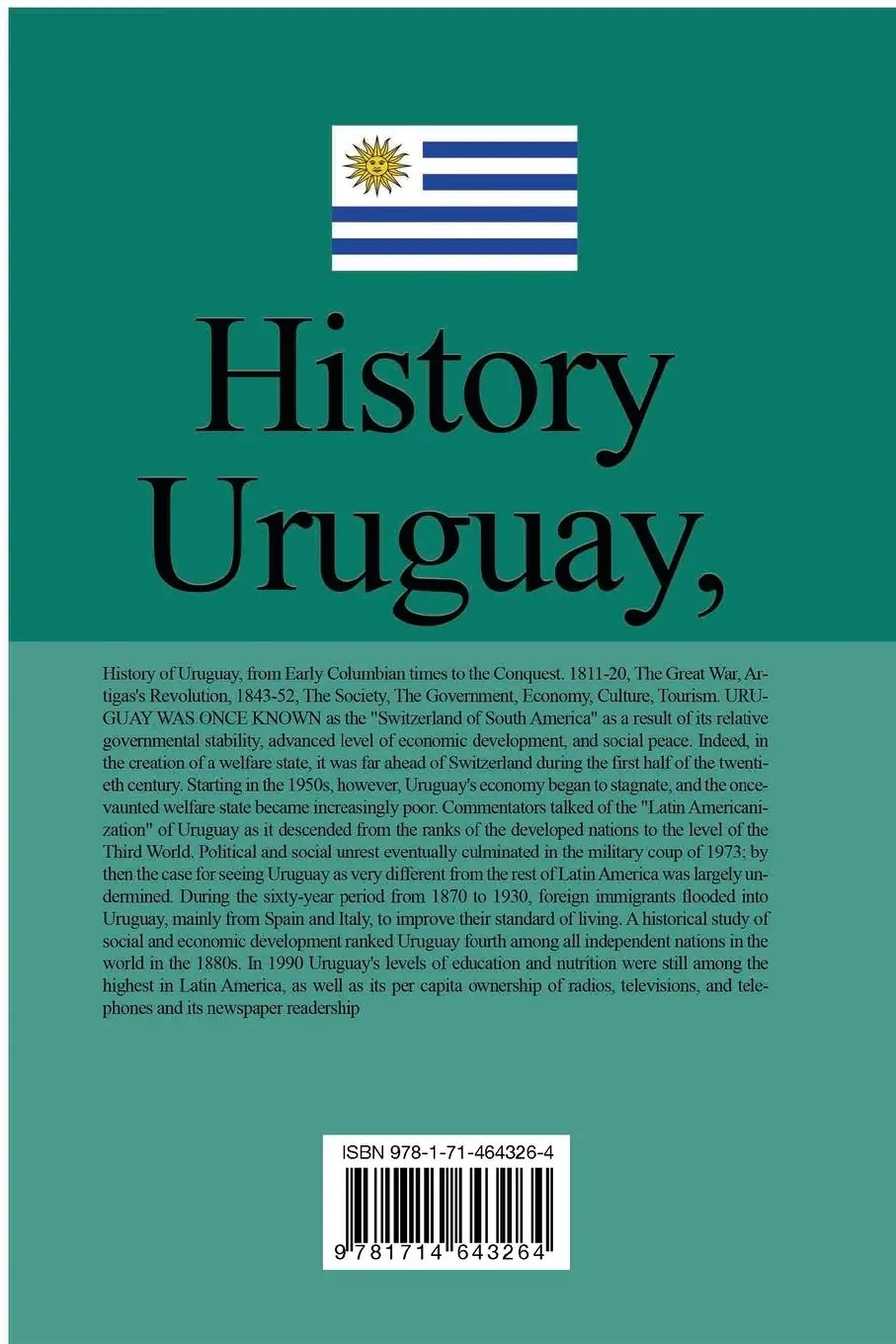 Rückseite: 9781714643264 | History of Uruguay, from Early Columbian times to the Conquest | Bell
