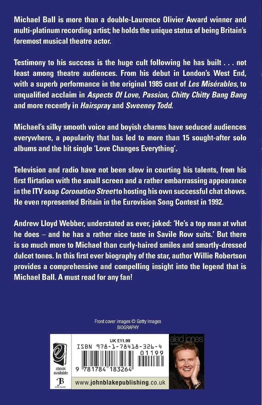 Rückseite: 9781784183264 | Michael Ball - The Biography | Willie Robertson | Taschenbuch | 2015