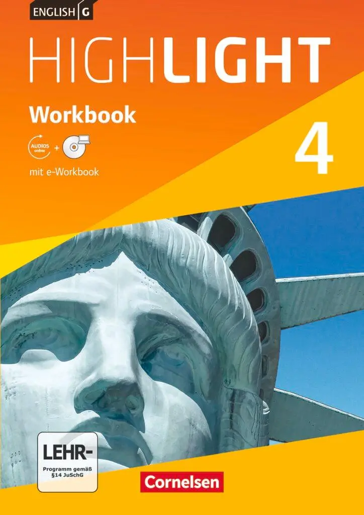 Cover: 9783060333264 | English G Highlight 04: 8. Schuljahr. Workbook mit e-Workbook und...