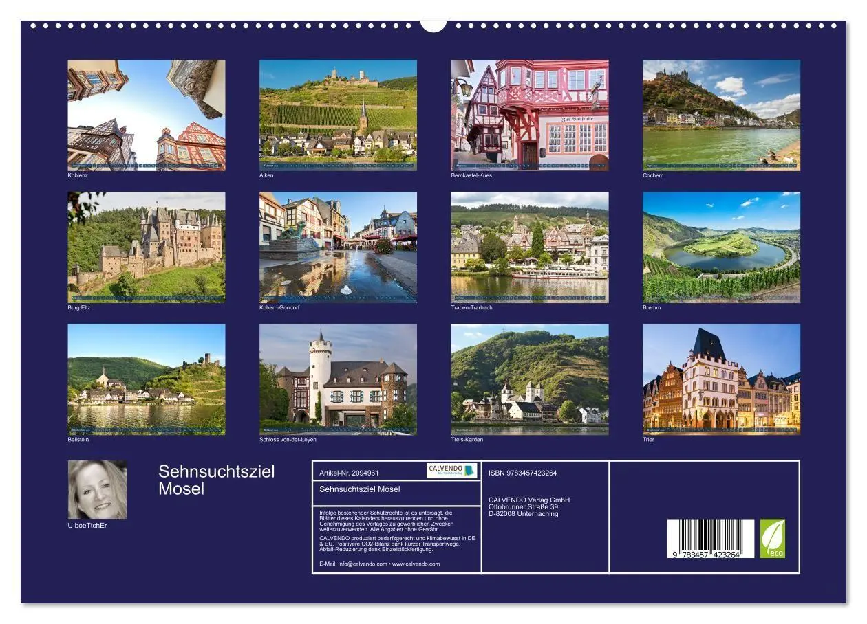 Bild: 9783457423264 | Sehnsuchtsziel Mosel (hochwertiger Premium Wandkalender 2026 DIN A2...