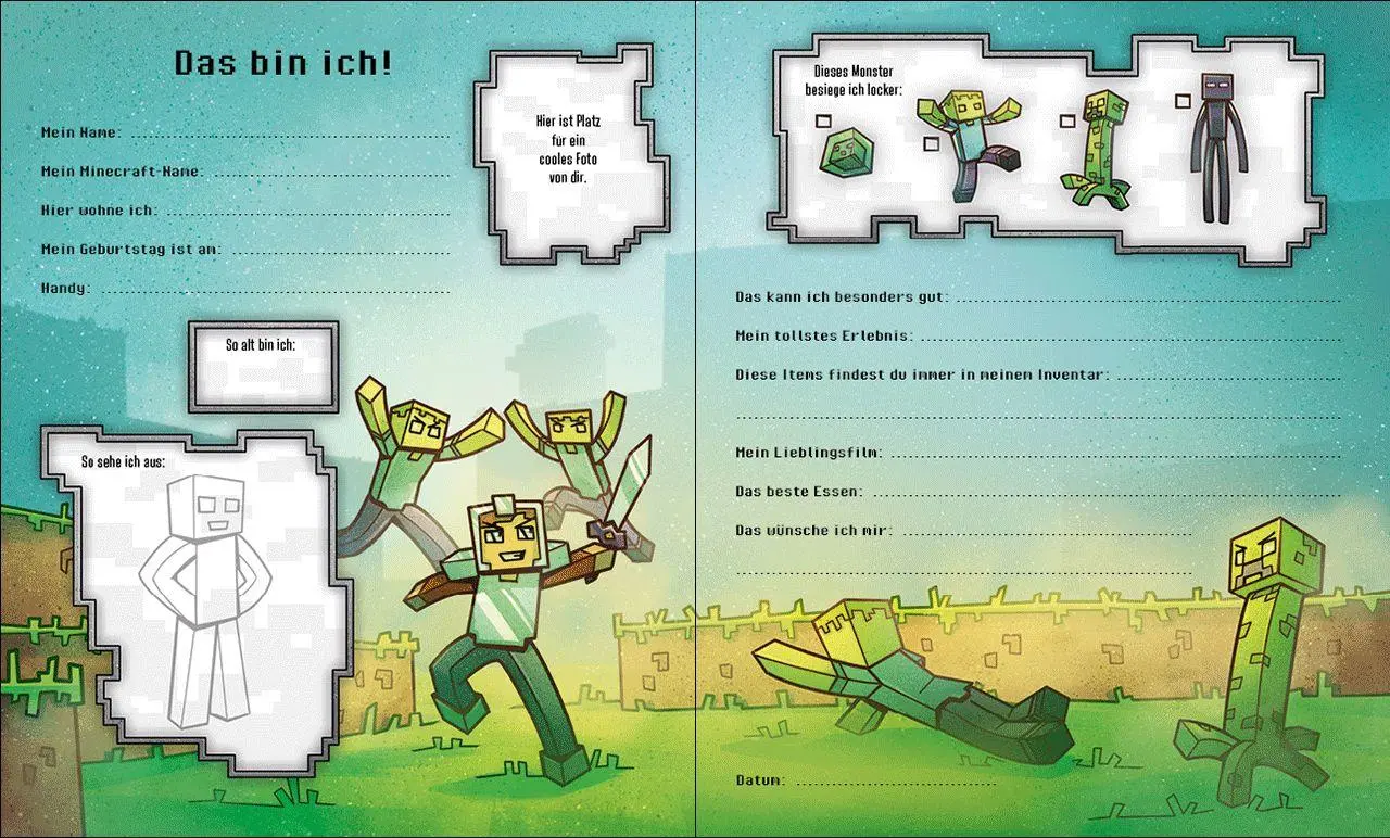 Bild: 9783743223264 | Meine Freunde (Minecraft) | Philipp Ach | Buch | Eintragbücher | 80 S.