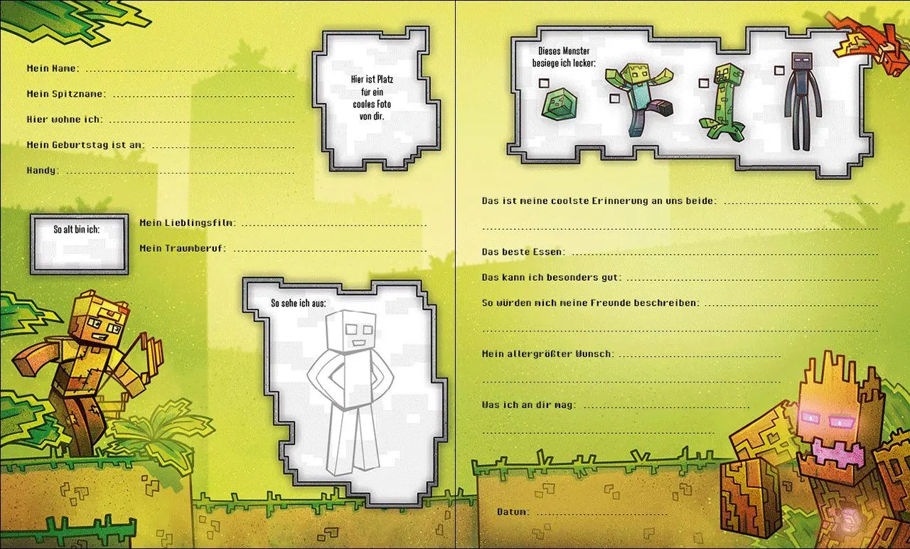 Bild: 9783743223264 | Meine Freunde (Minecraft) | Philipp Ach | Buch | Eintragbücher | 80 S.