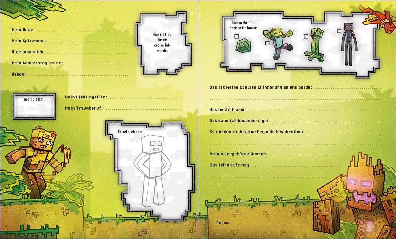 Bild: 9783743223264 | Meine Freunde (Minecraft) | Philipp Ach | Buch | Eintragbücher | 80 S.