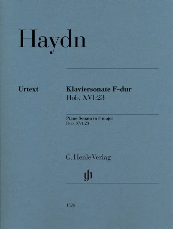 Cover: 9790201813264 | Joseph Haydn - Klaviersonate F-dur Hob. XVI:23 | Georg Feder | Buch