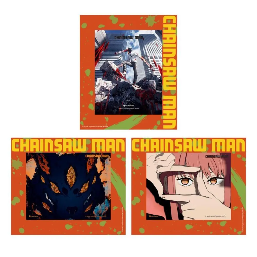 Cover: 7630017533364 | Chainsaw Man - 3D Karten Rahmen Set - (3 Stück) | 448/88984 | 2024