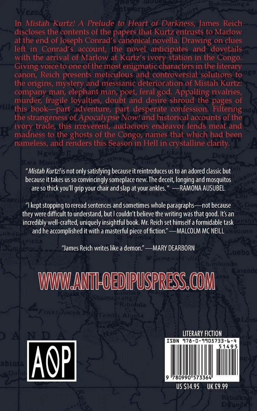 Rückseite: 9780990573364 | Mistah Kurtz! A Prelude to Heart of Darkness | James Reich | Buch