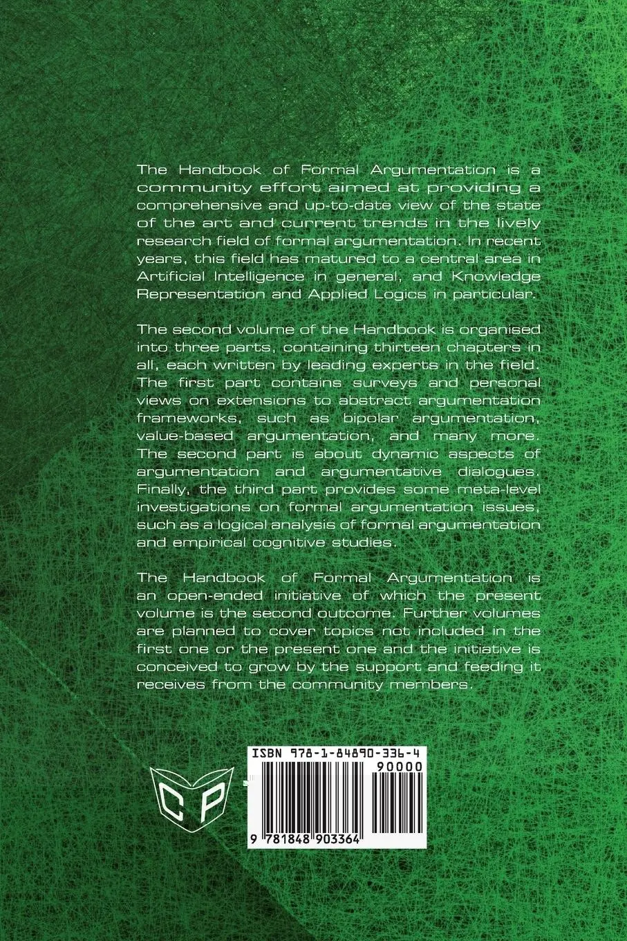 Rückseite: 9781848903364 | Handbook of Formal Argumentation, Volume 2 | Dov Gabbay (u. a.) | Buch