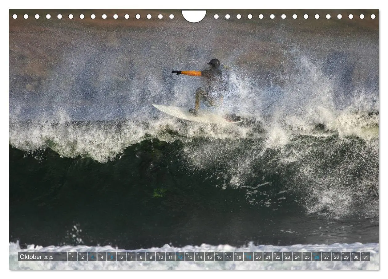 Bild: 9783435633364 | Faszination Surfen (Wandkalender 2025 DIN A4 quer), CALVENDO...