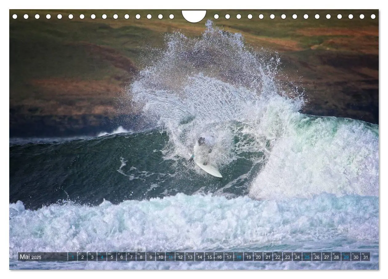 Bild: 9783435633364 | Faszination Surfen (Wandkalender 2025 DIN A4 quer), CALVENDO...