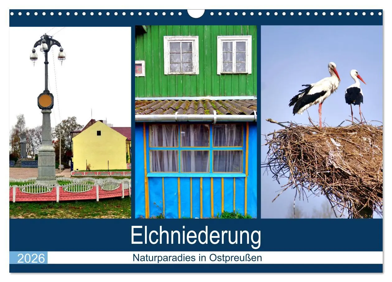 Cover: 9783457893364 | Elchniederung - Naturparadies in Ostpreußen (Wandkalender 2026 DIN...