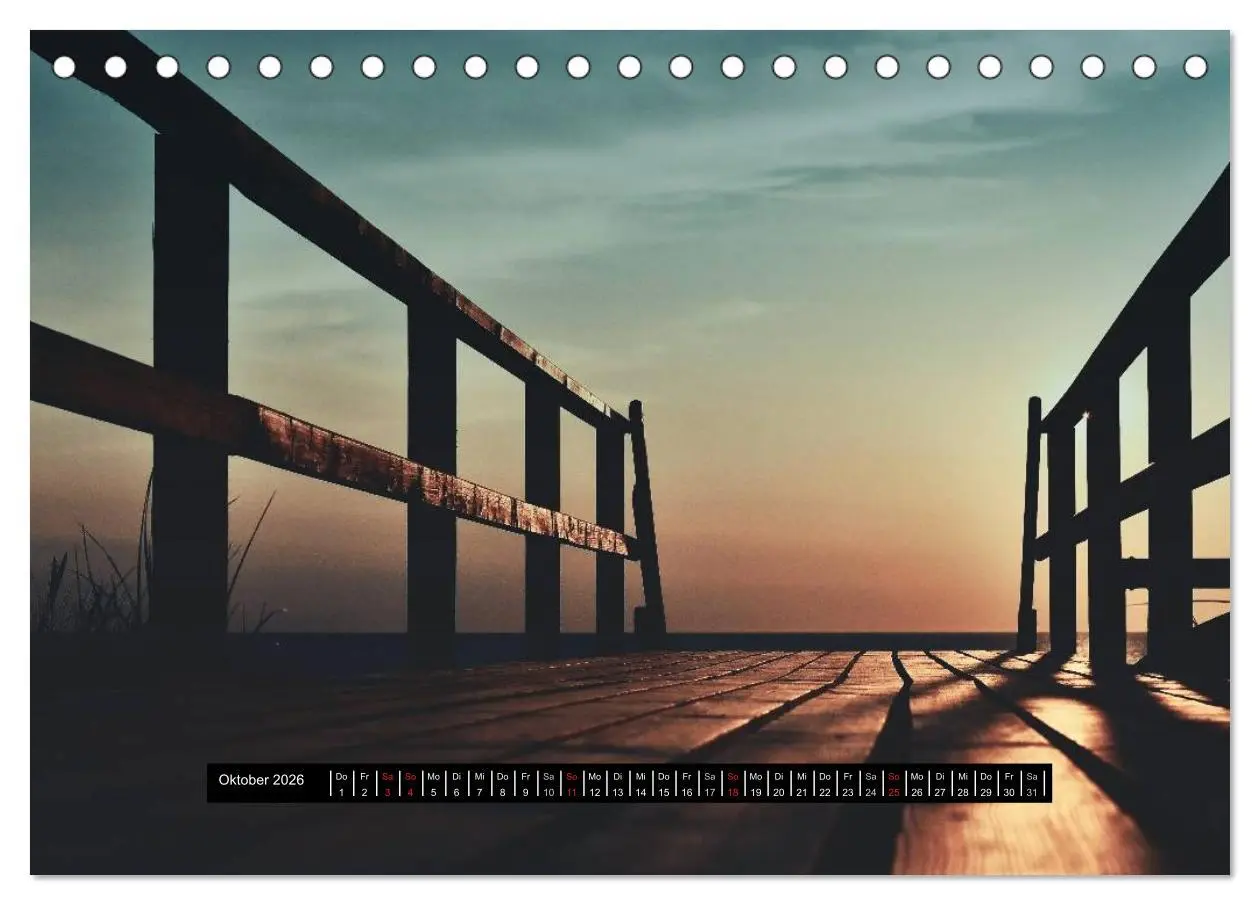 Bild: 9783457963364 | Abendlicht über der Nordsee (Tischkalender 2026 DIN A5 quer),...