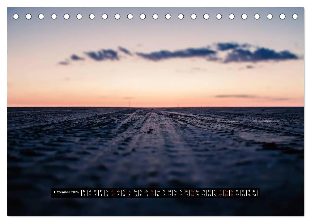 Bild: 9783457963364 | Abendlicht über der Nordsee (Tischkalender 2026 DIN A5 quer),...