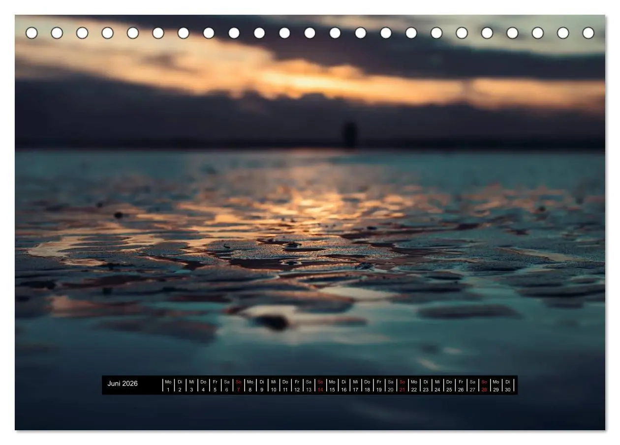 Bild: 9783457963364 | Abendlicht über der Nordsee (Tischkalender 2026 DIN A5 quer),...