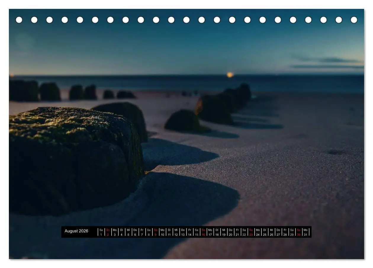 Bild: 9783457963364 | Abendlicht über der Nordsee (Tischkalender 2026 DIN A5 quer),...