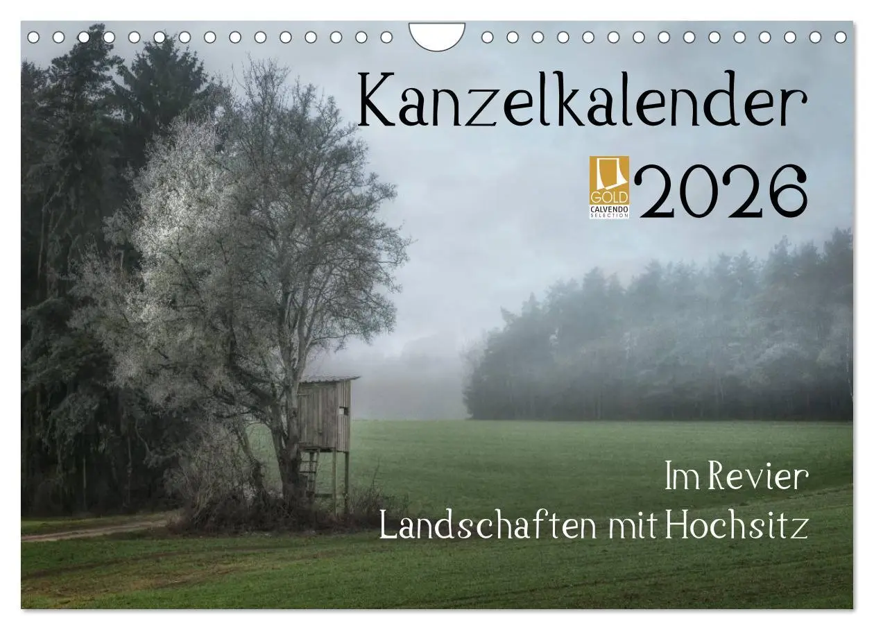 Cover: 9783516123364 | Kanzelkalender 2026 (Wandkalender 2026 DIN A4 quer), CALVENDO...