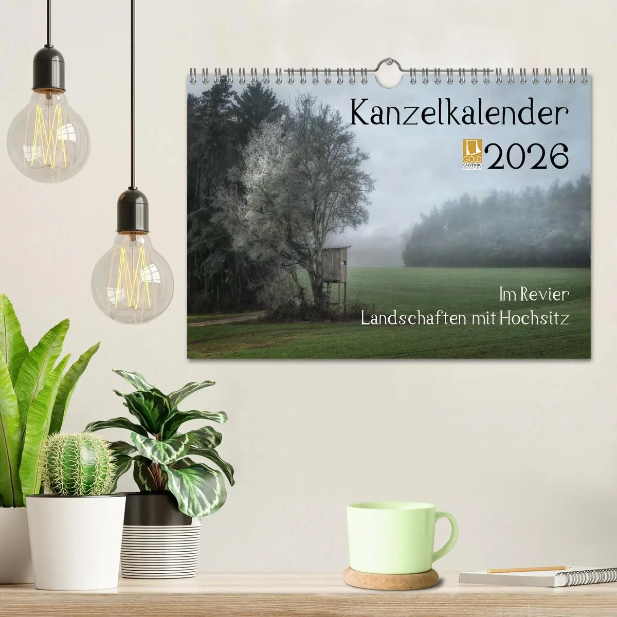 Bild: 9783516123364 | Kanzelkalender 2026 (Wandkalender 2026 DIN A4 quer), CALVENDO...