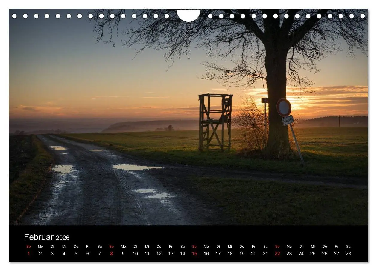 Bild: 9783516123364 | Kanzelkalender 2026 (Wandkalender 2026 DIN A4 quer), CALVENDO...