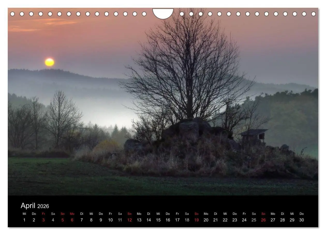 Bild: 9783516123364 | Kanzelkalender 2026 (Wandkalender 2026 DIN A4 quer), CALVENDO...