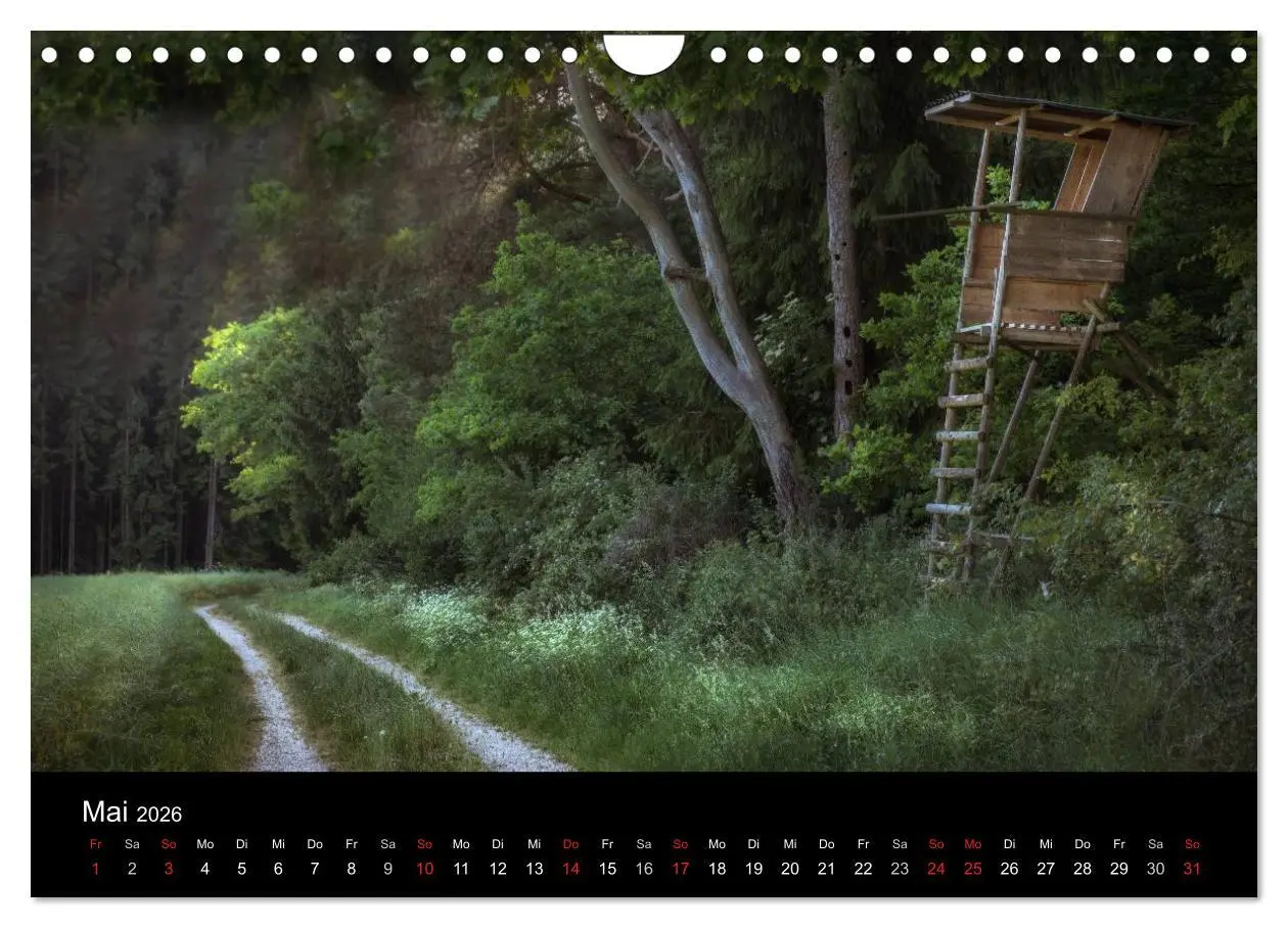 Bild: 9783516123364 | Kanzelkalender 2026 (Wandkalender 2026 DIN A4 quer), CALVENDO...